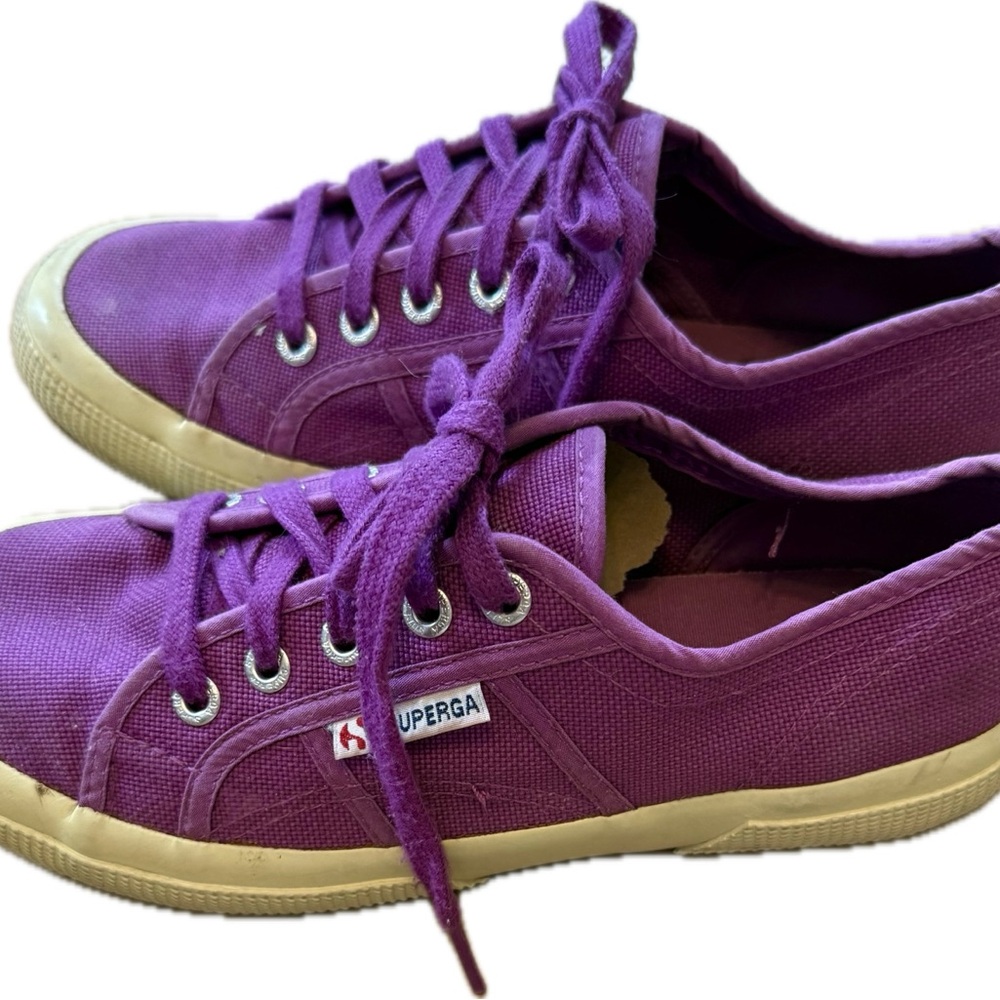 Superga Sneakers in Purple Canvas size 7
